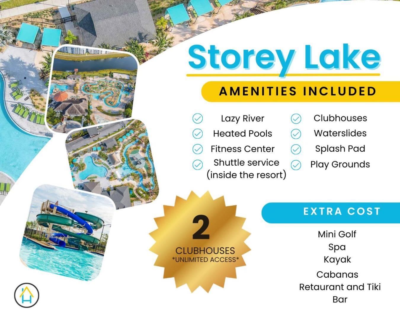Terrific Thematic Lakeview 2B With 2 Clubhouses Kissimmee Kültér fotó